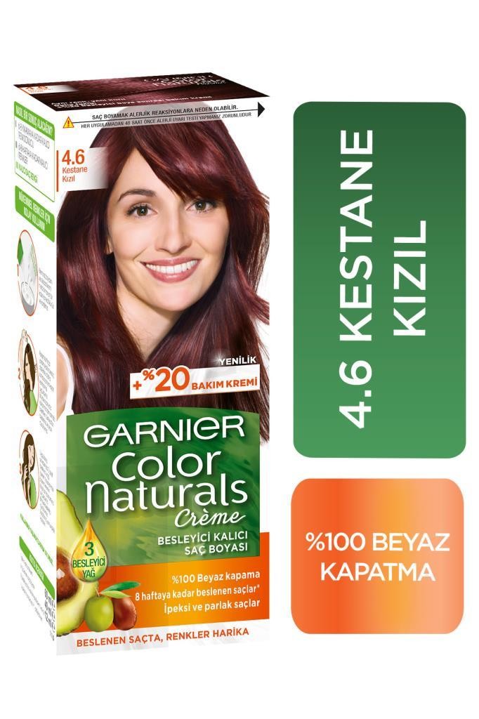 Color Naturals Saç Boyası 4.6 Kestane Kızıl