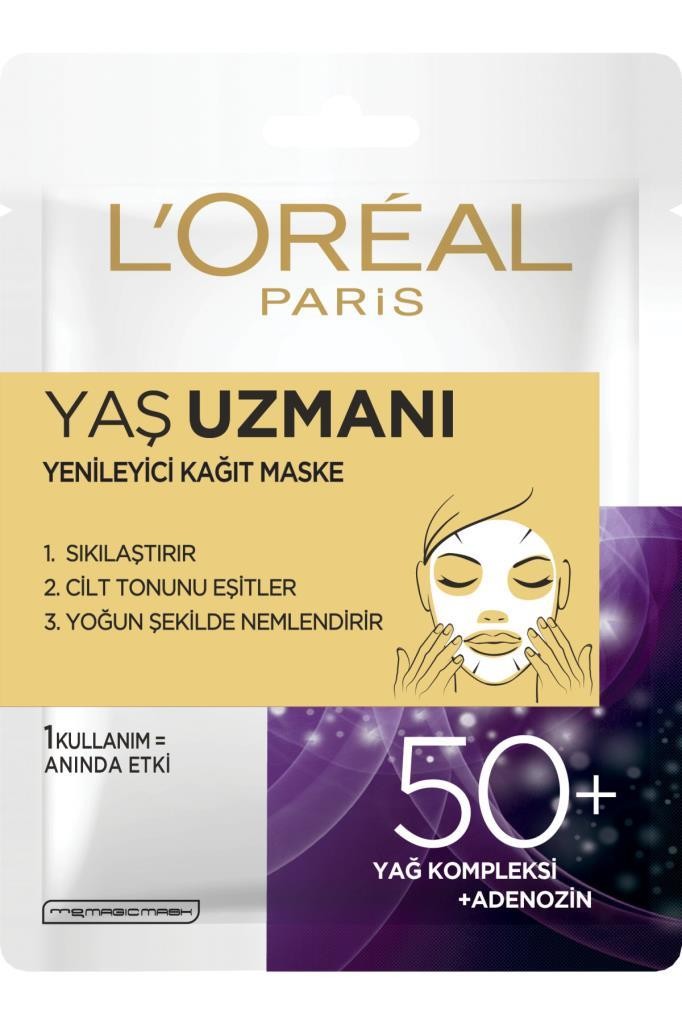 Yaş Uzmanı Yenileyici Kağıt Maske 50+