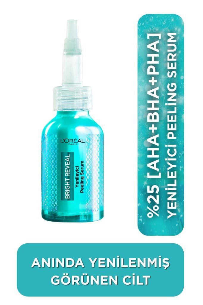 Bright Reveal Koyu Lekelere Karşı Hızlı Etkili Yenileyici Peeling Serum 25% [AHA + BHA + PHA] 25ml