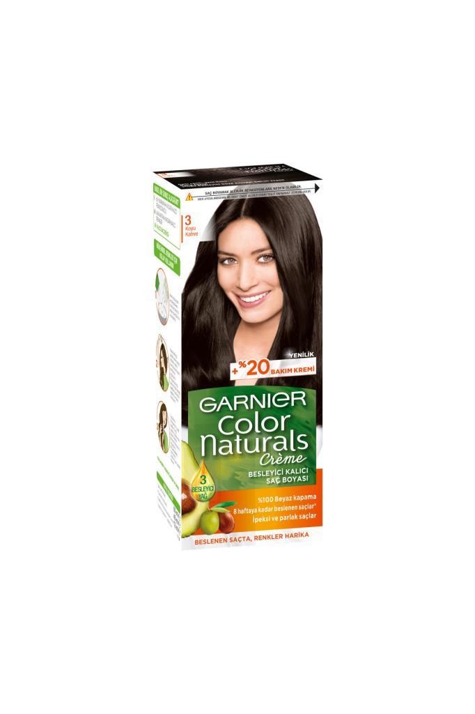 Color Naturals Saç Boyası 3 Koyu Kahve