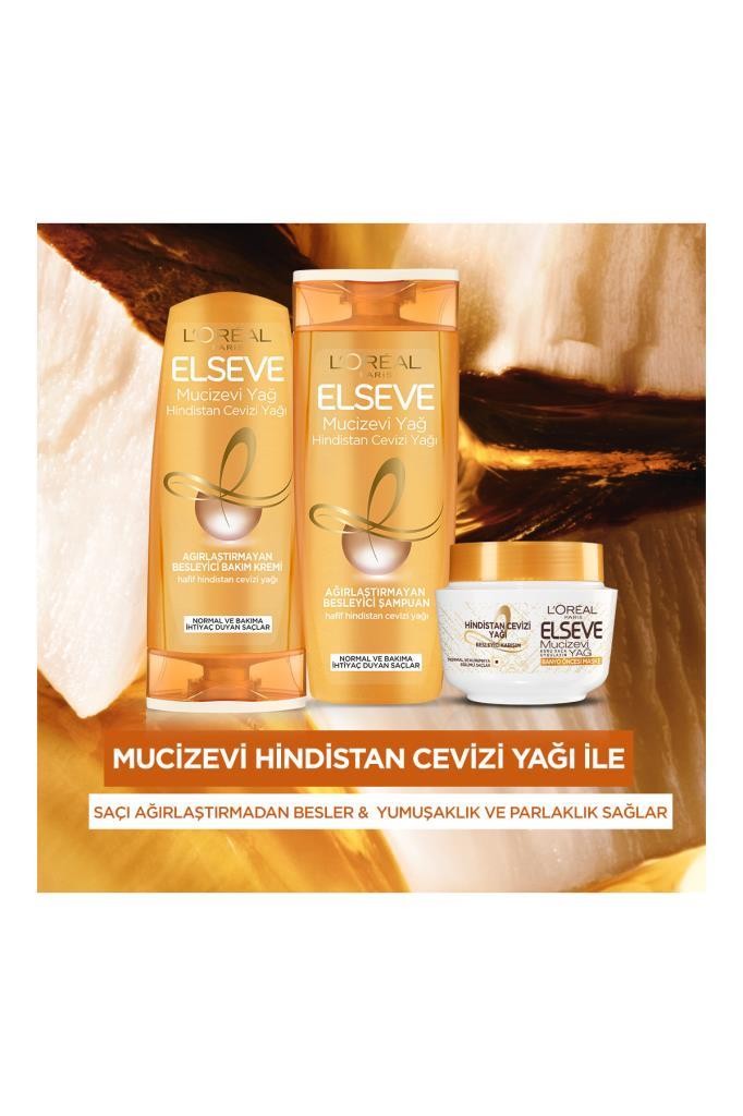 L'Oréal Paris Elseve Mucizevi Hindistan Cevizi Yağı Ağırlaştırmayan Besleyici Bakım Kremi 360 ml