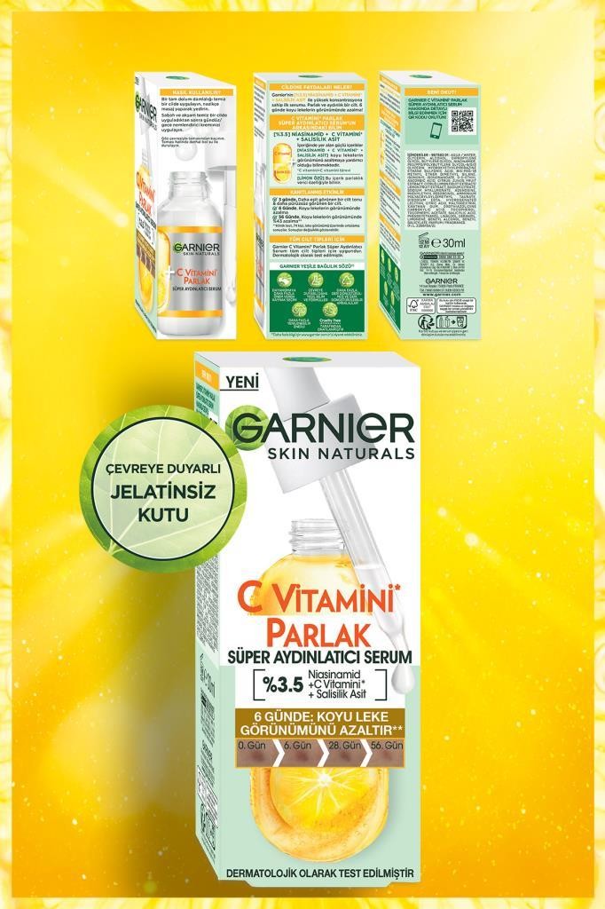 Garnier C Vitamini Parlak Süper Aydınlatıcı Serum 30ML