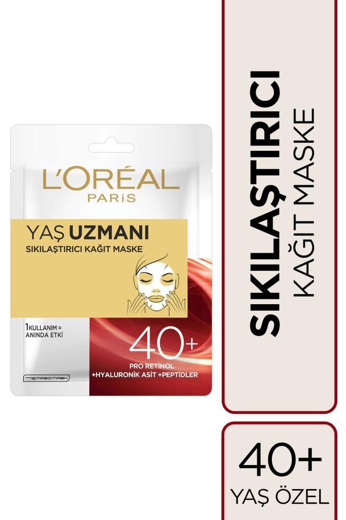 Yaş Uzmanı Sıkılaştırıcı Kağıt Maske 40+