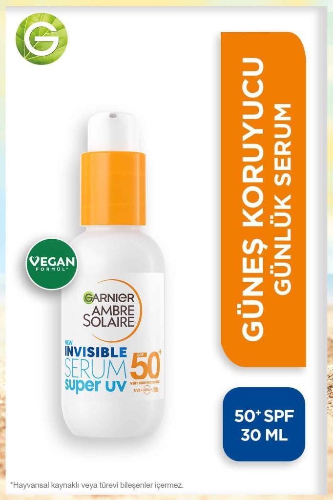 Garnier Ambre Solaire Invisible Serum Super UV Günlük Güneş Koruyucu Serum