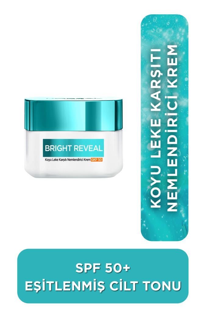 Bright Reveal Koyu Leke Karşıtı, Cilt Tonu Eşitleyici Spf50+ Nemlendirici Krem Niasinamid 50ml