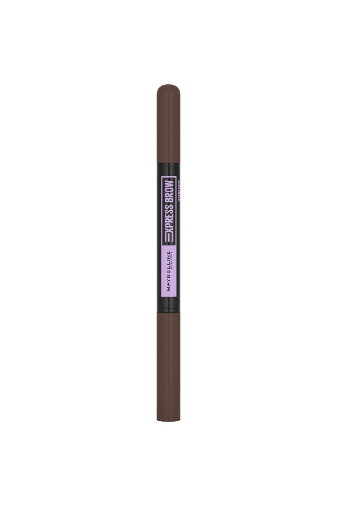 Maybelline New York Express Brow Satin Duo Çift Taraflı Kaş Kalemi -  04 Koyu Ton