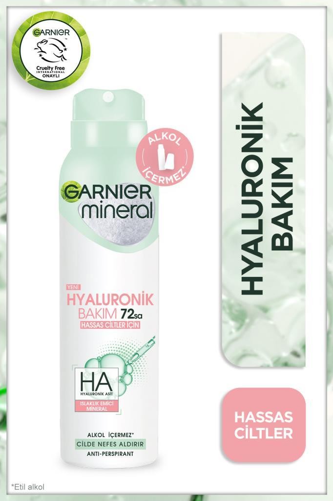 Mineral Hyaluronik Bakım Sprey Deodorant