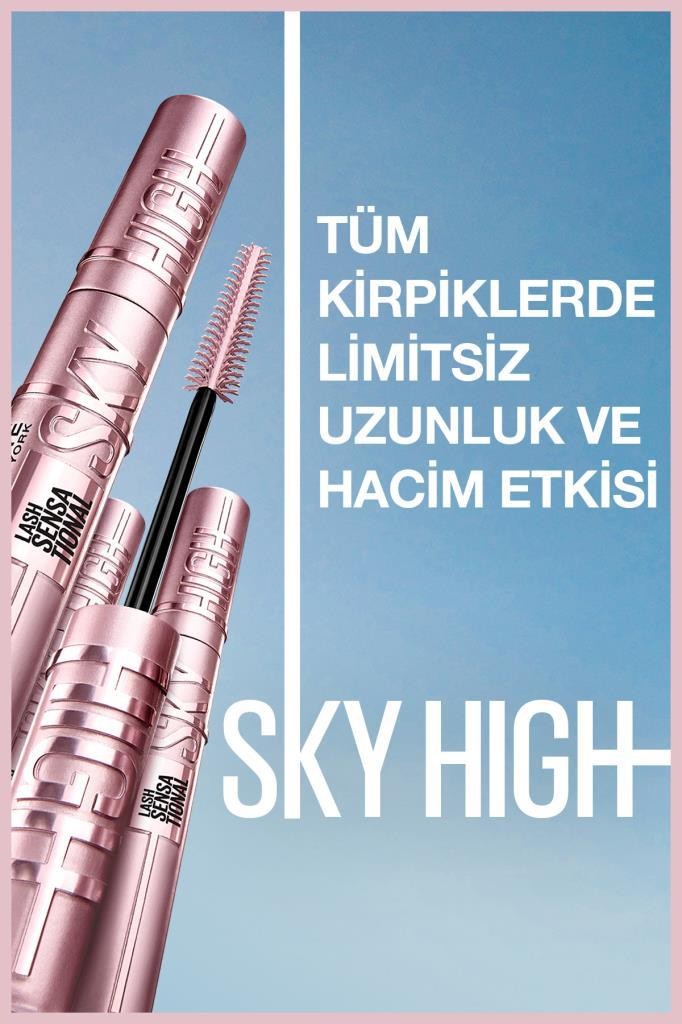 Maybelline New York Lash Sensational Sky High Suya Dayanıklı Waterproof Maskara