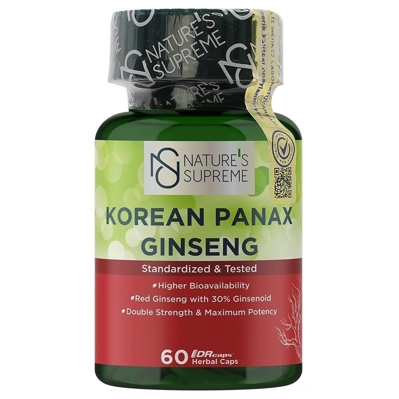 Nature's Supreme Korean Panax Ginseng 60 Kapsül