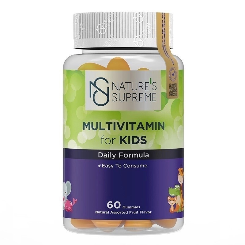 Nature's Supreme Multivitamin for Kids 60 Çiğnenebilir Form Karışık Meyve