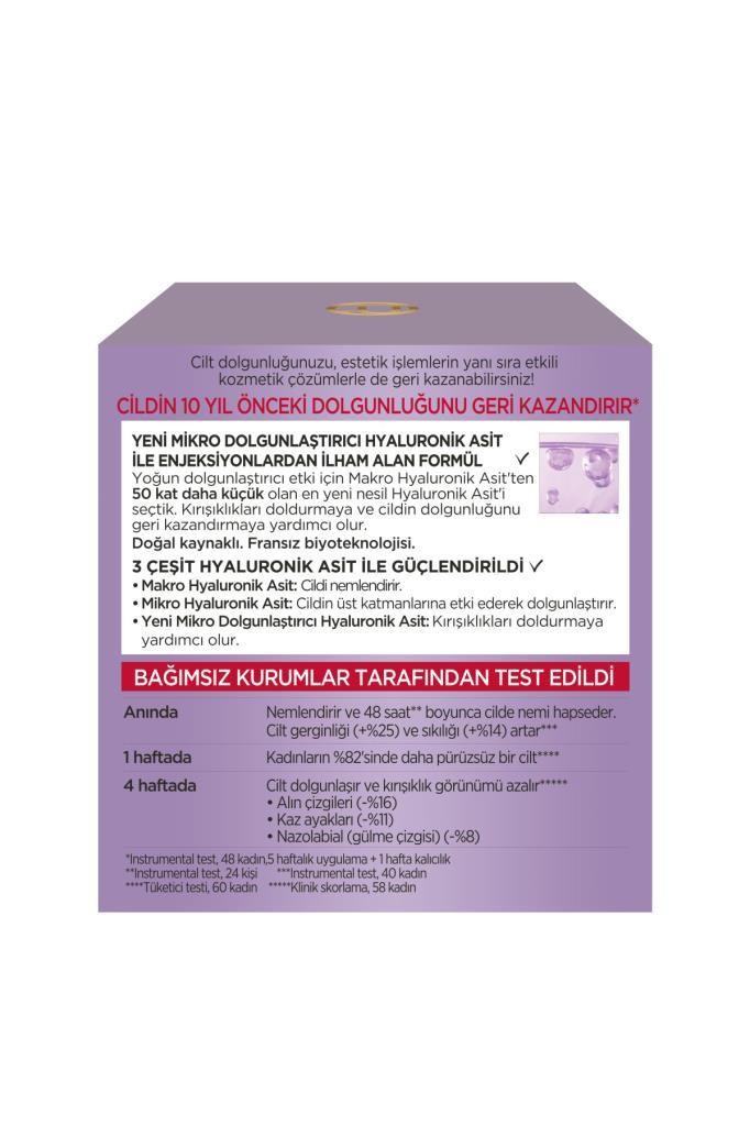 Revitalift Filler Yoğun Dolgunlaştırıcı Yaşlanma Karşıtı Gündüz Kremi 50ml - Hyaluronik Asit