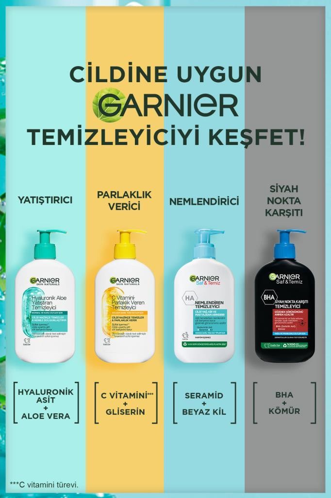 Hyaluronik Aloe Nemlendiren ve Yatıştıran Temizleyici 250 ML