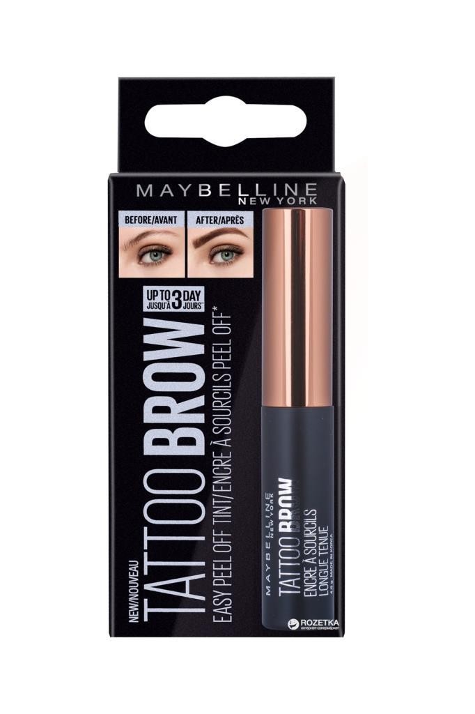 Maybelline New York Brow Tattoo Geçici Kaş Dövmesi - Koyu Ton