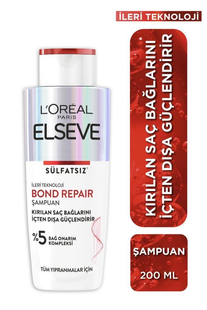 Bond Repair Tüm Yıpranmalar için Saç Bağlarını Güçlendirici Şampuan 200ML