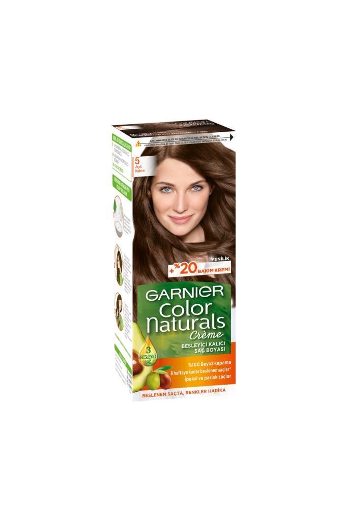 Color Naturals Saç Boyası 5 Açık Kahve