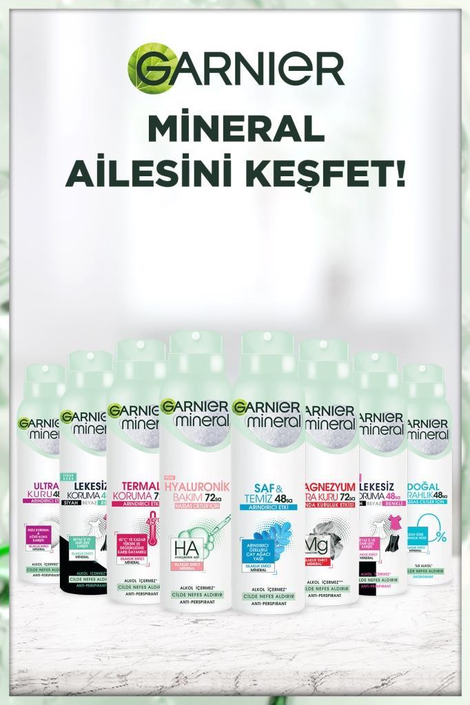 Mineral Hyaluronik Bakım Sprey Deodorant