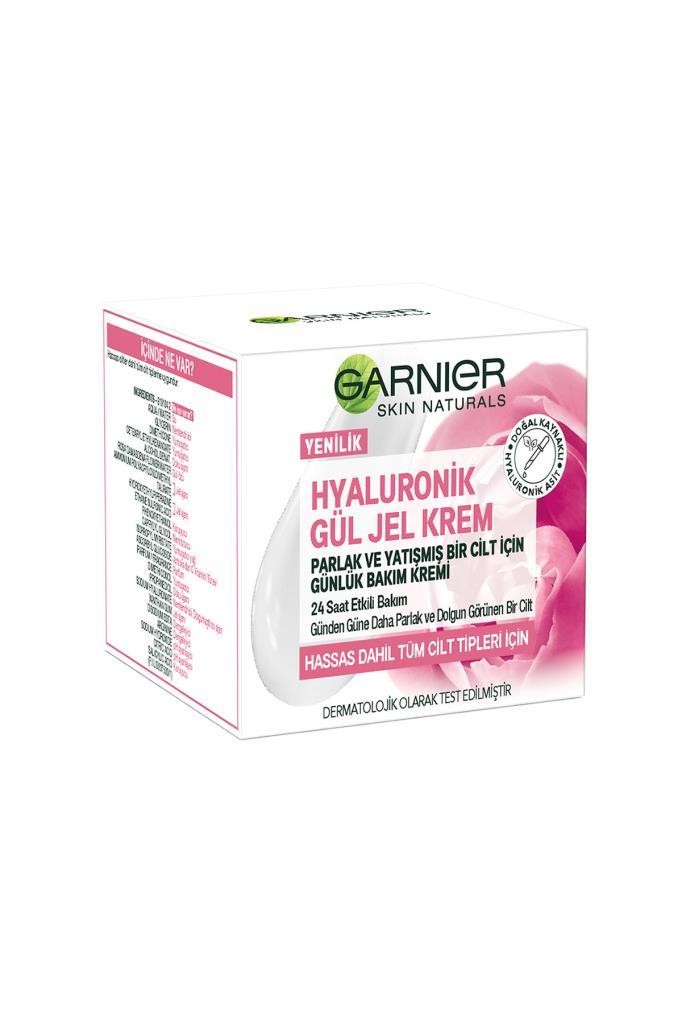 Garnier Hyaluronik Gül Jel-Krem - Parlak ve Yatışmış Bir Cilt İçin Günlük Bakım Kremi