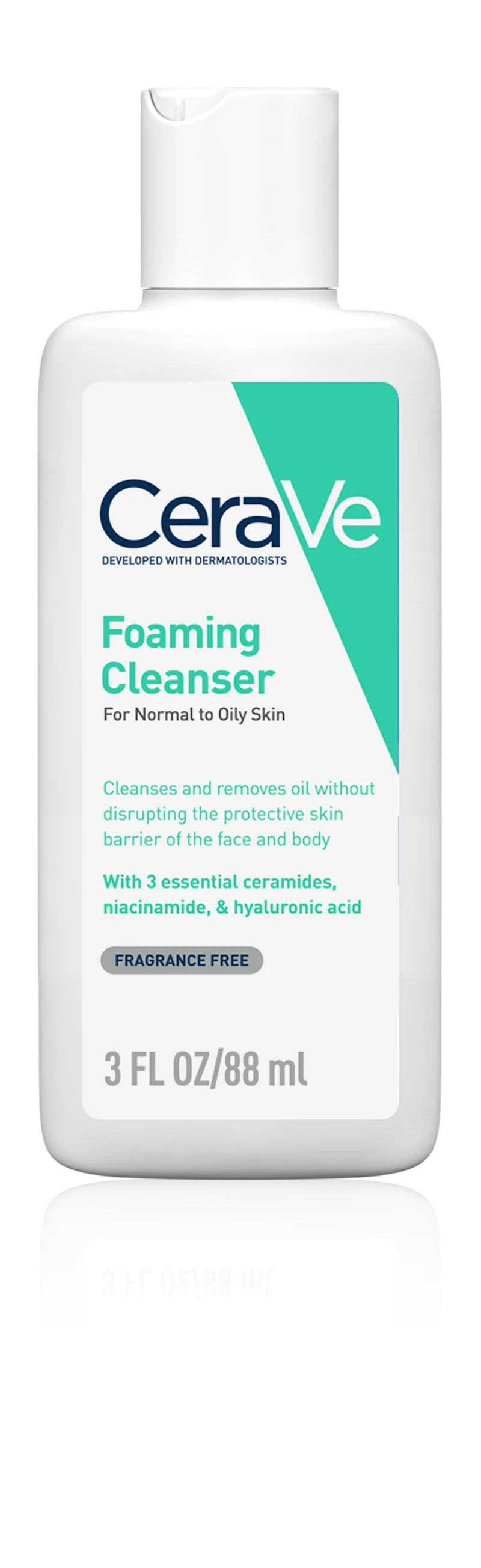 Cerave Normal ve Yağlı Ciltler İçin Köpüren Temizleyici 88 ml