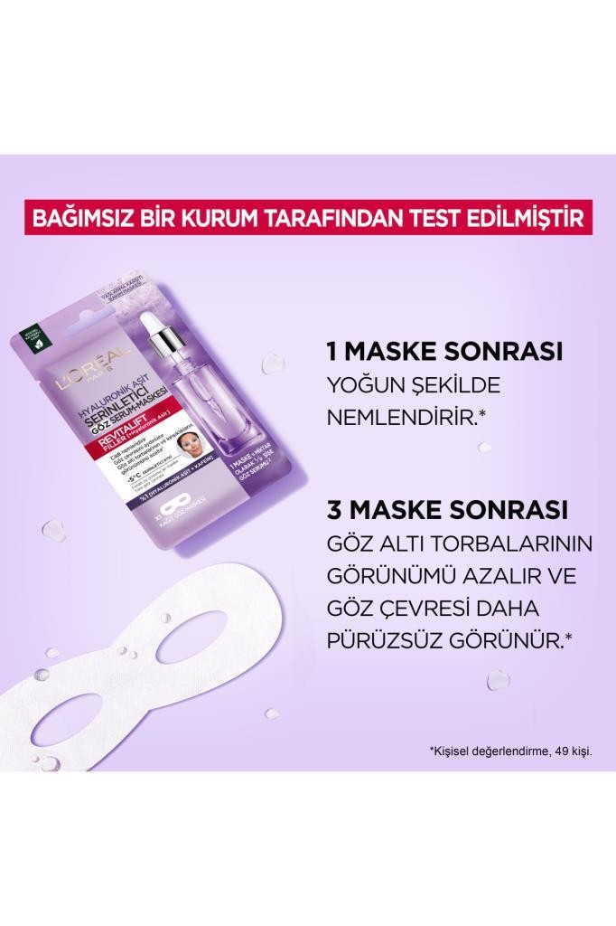 L'Oréal Paris Revitalift Filler Serinletici Göz Serum-Maskesi