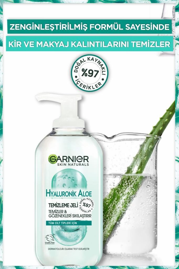 Garnier Hyaluronik Aloe Temizleme Jeli 200ML