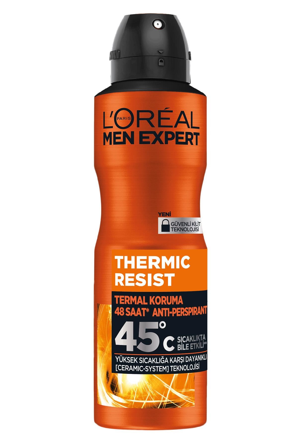 Thermic Resist Anti Perspirant Yüksek Sıcaklıkta Etkili Erkek Sprey Deodorant 150ml