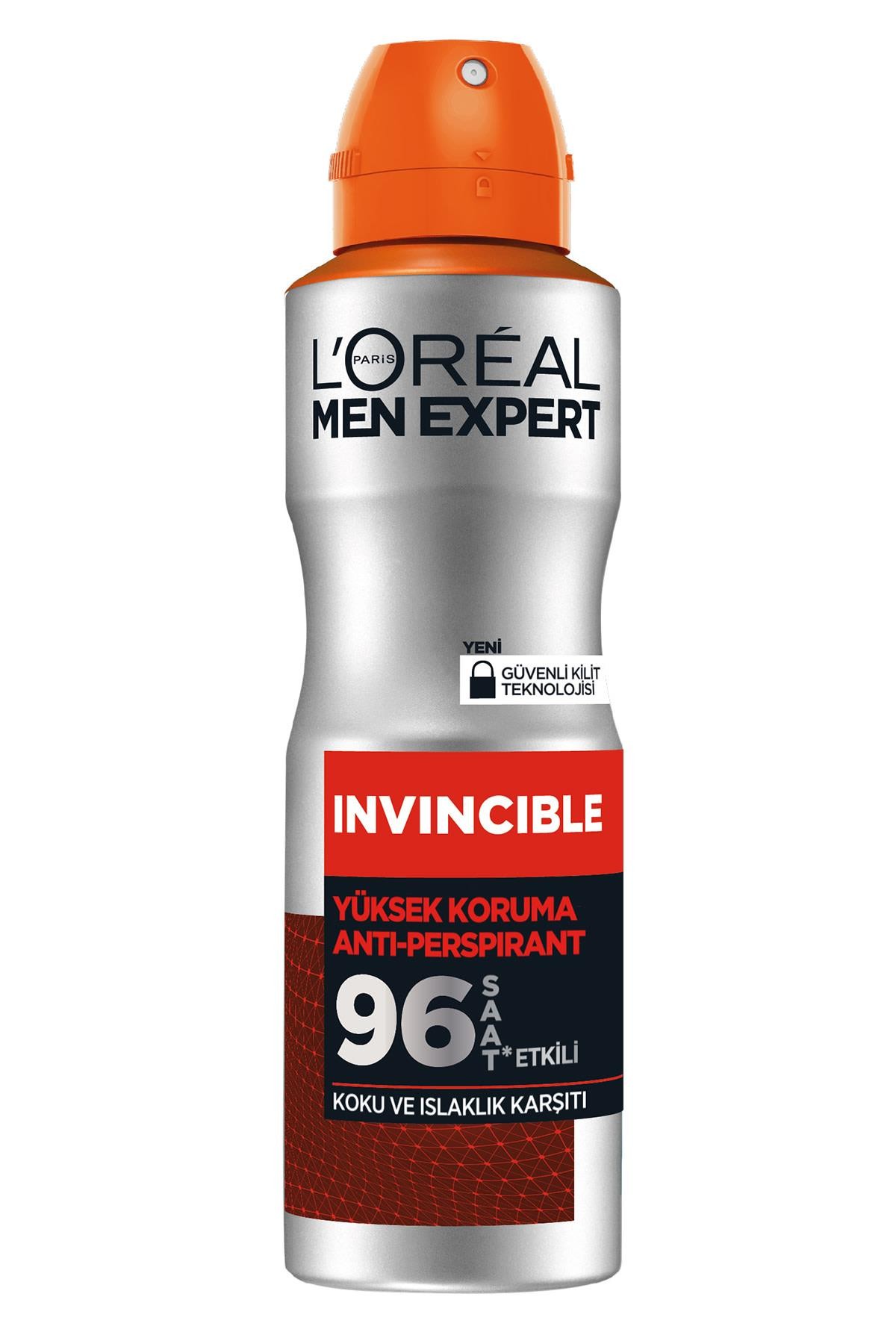 Invincible  Anti-Perspırant Yüksek Koruma Erkek Sprey Deodorant 150ml