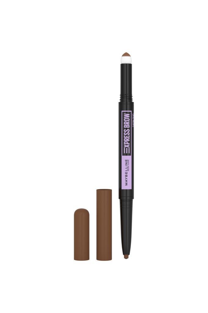 Maybelline New York Express Brow Satin Duo Çift Taraflı Kaş Kalemi -  02 Orta Ton