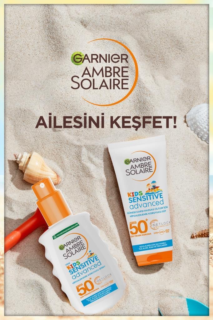 Ambre Solaire Sensitive Advanced Çocuk Krem Gkf50+ 200ml