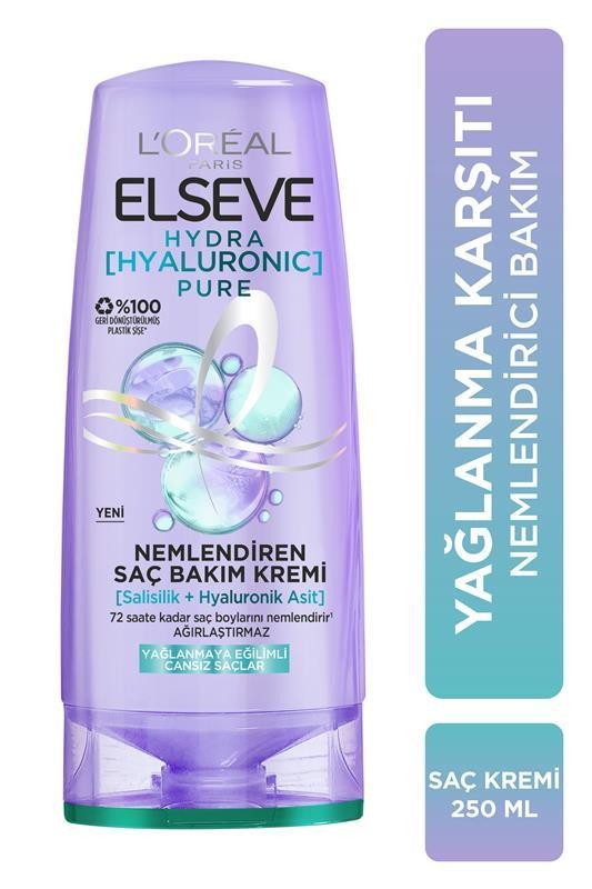 Elseve Hyaluron Pure Kişisel Bakım> Saç Bakımı > Saç Kremi 250 Ml