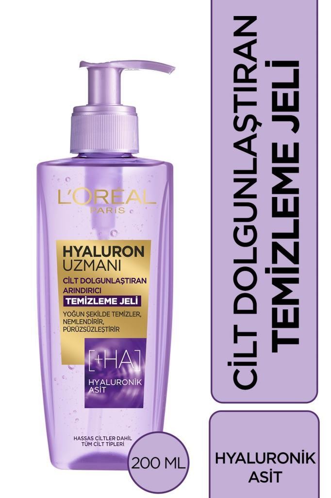 Hyaluron Uzmanı Cilt Dolgunlaştıran Yüz Yıkama Jeli 200 ml- Hyaluronik Asit