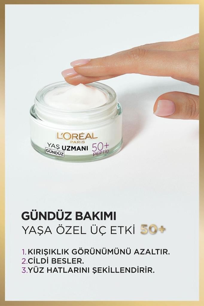 L'oréal Paris Yaş Uzmanı 50+ Kırışıklık Karşıtı Yenileyici Krem