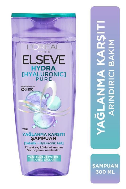 Elseve Hyaluron Pure Şampuan 300 Ml