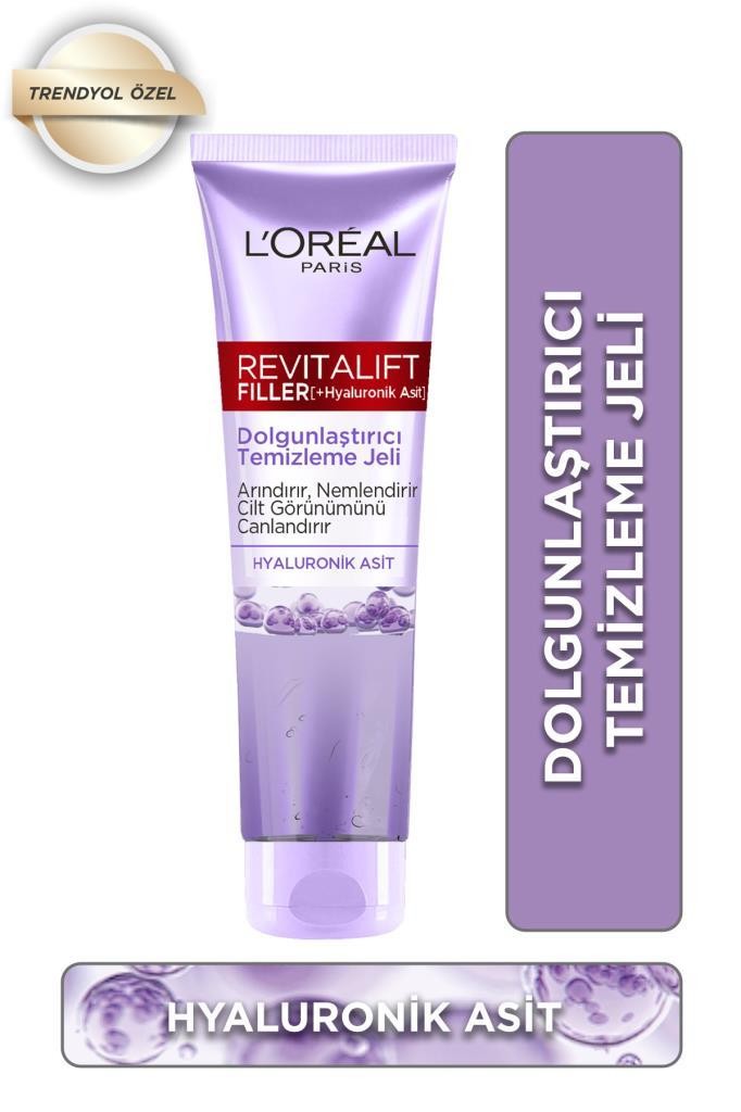 L'Oréal Paris Revitalift Filler Dolgunlaştırıcı Temizleme Jeli 150ml - Hyaluronik Asit