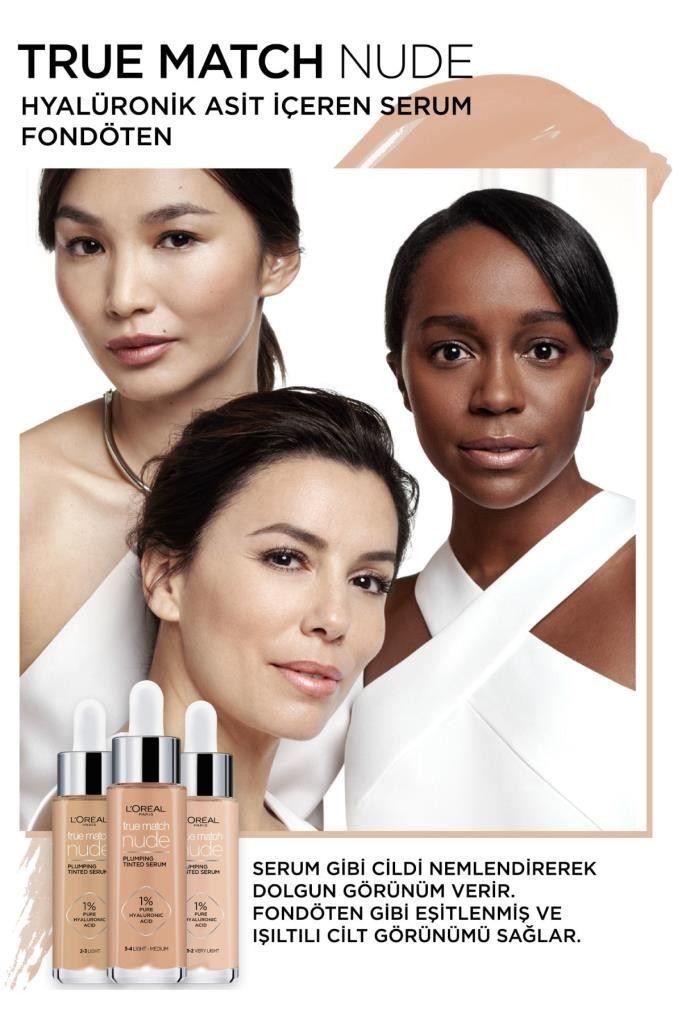 True Match Nude Fondöten Serum 2-3 Light