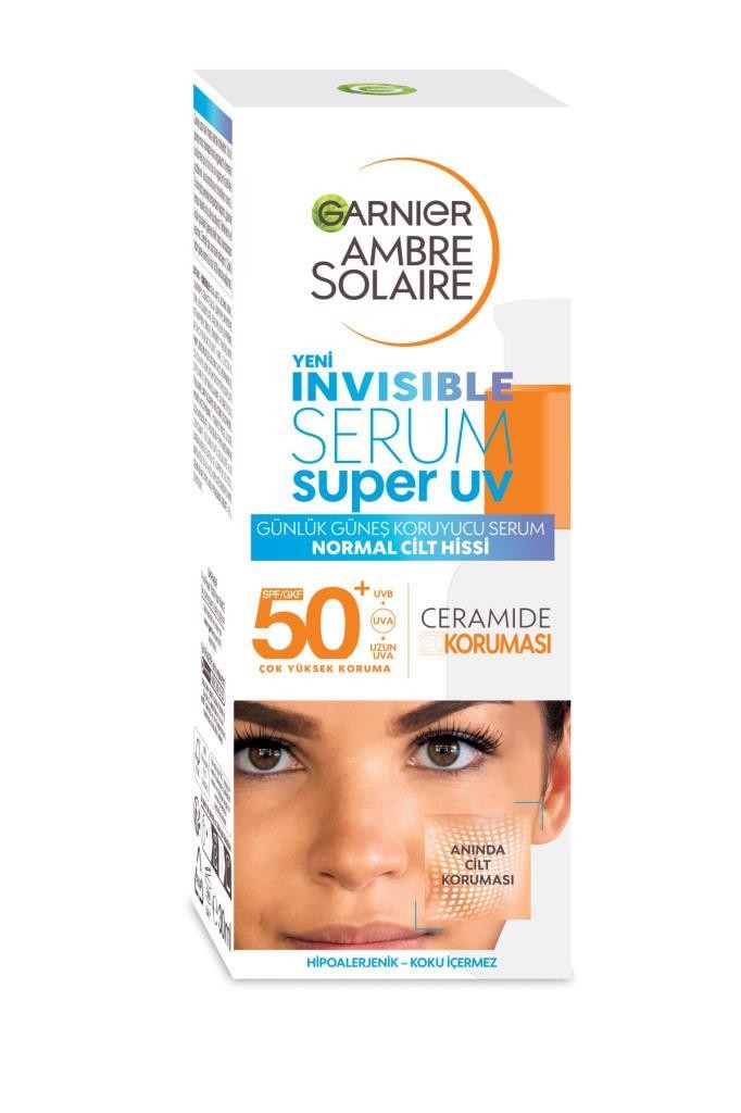 Garnier Ambre Solaire Invisible Serum Super UV Günlük Güneş Koruyucu Serum