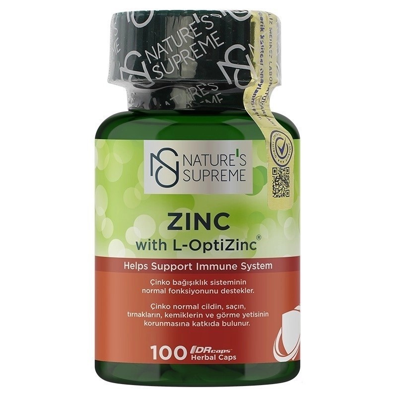 Nature's Supreme Zinc 15 mg 100 Kapsül