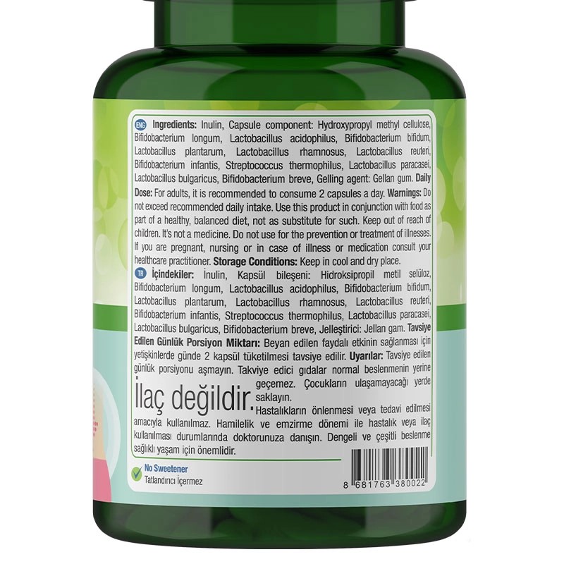 Nature's Supreme Probiotic 5B 30 Kapsül