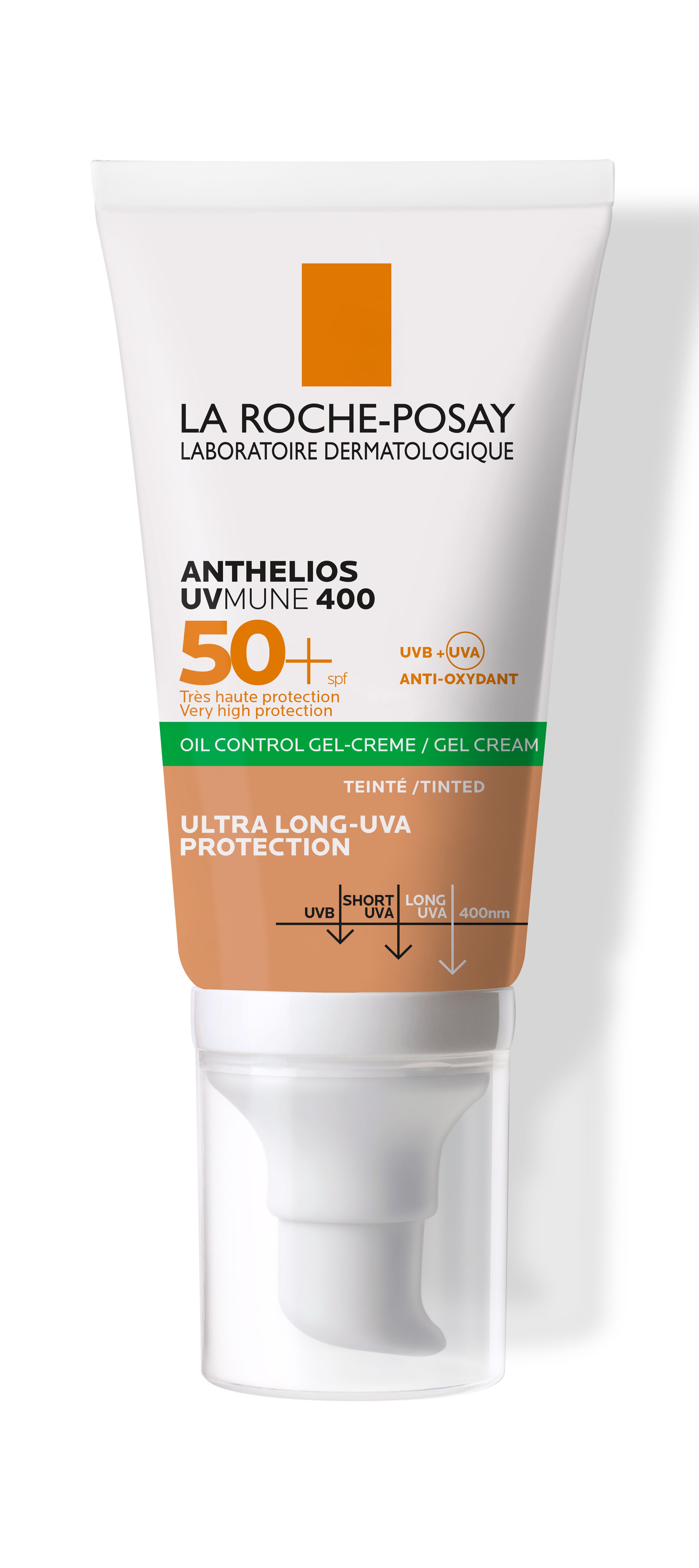 Anthelios Oil Control Renkli Gel Cream, Yağlı Ciltler Güneş Koruyucu Yüz Kremi 50ml