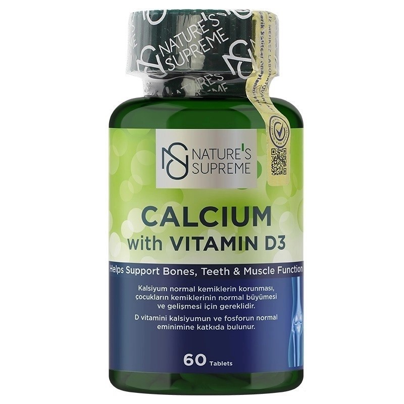 Nature's Supreme Calcium with Vitamin D3 60 Tablet