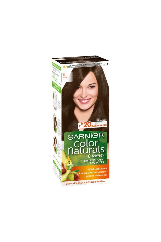 Color Naturals Saç Boyası 4 Kahve