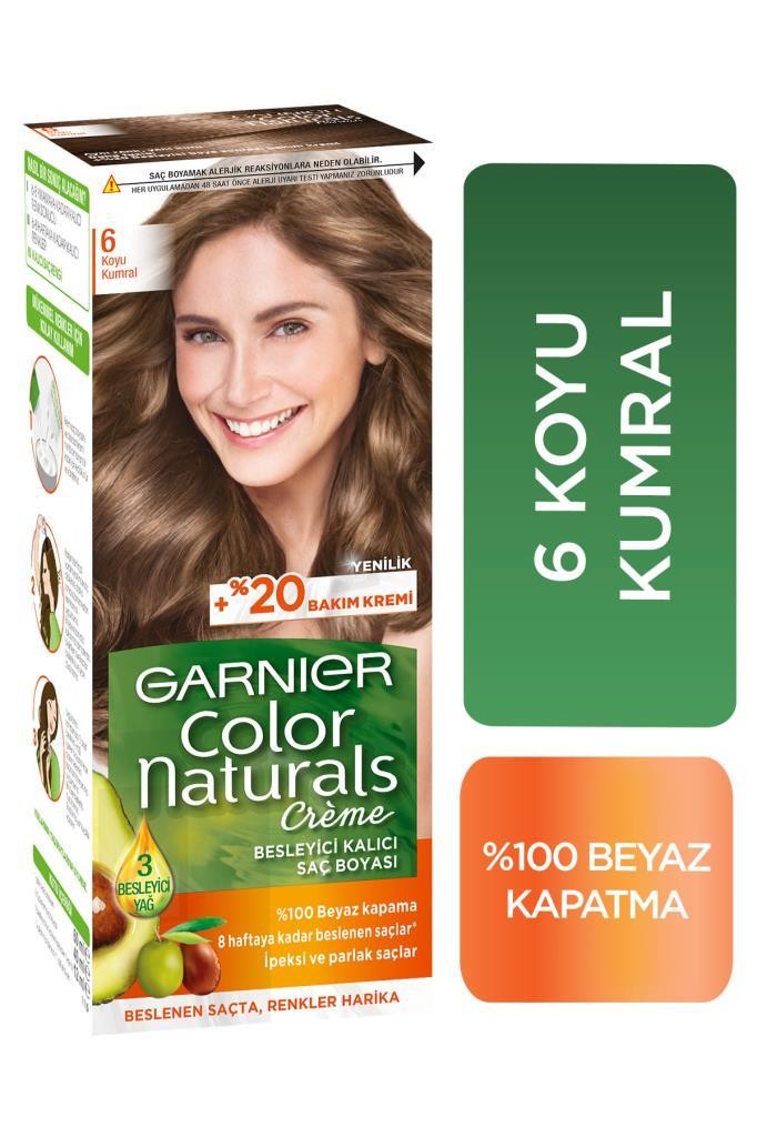 Color Naturals Saç Boyası 6 Koyu Kumral