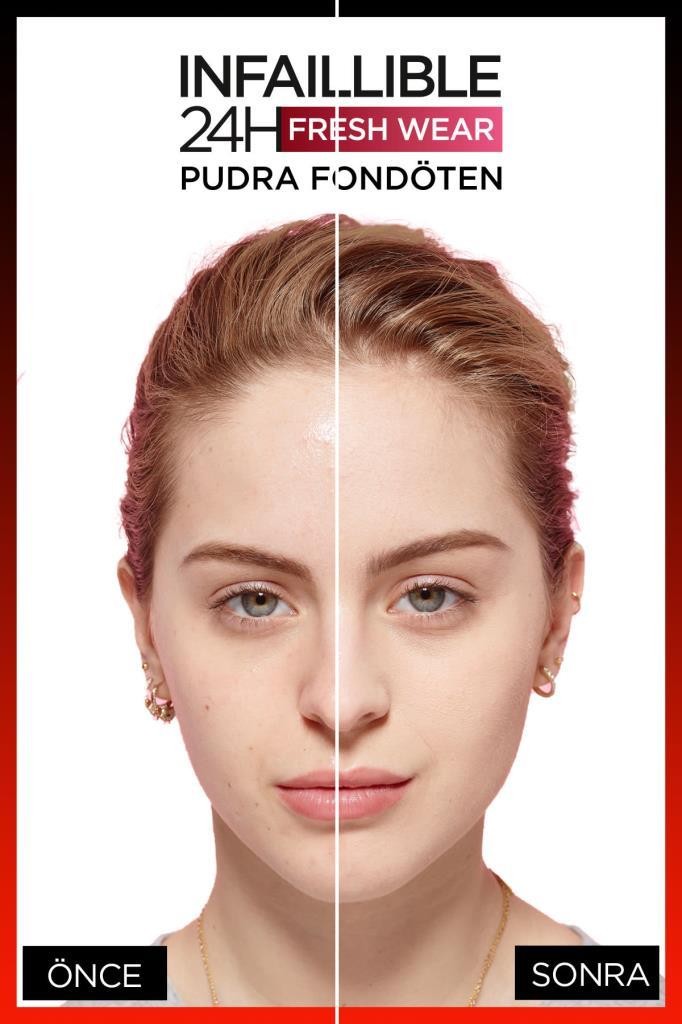 Infaillible 24H Fresh Wear Pudra Fondöten 180 Rose Sand