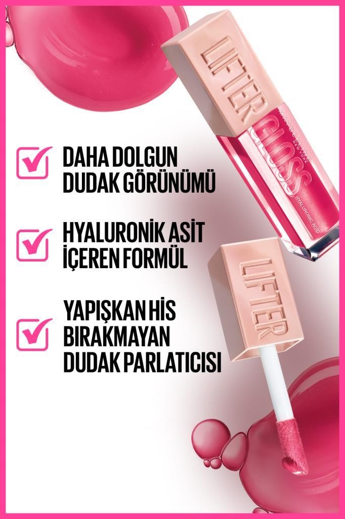 Lifter Gloss Nemlendirici Dudak Parlatıcısı- 24 Bubblegum