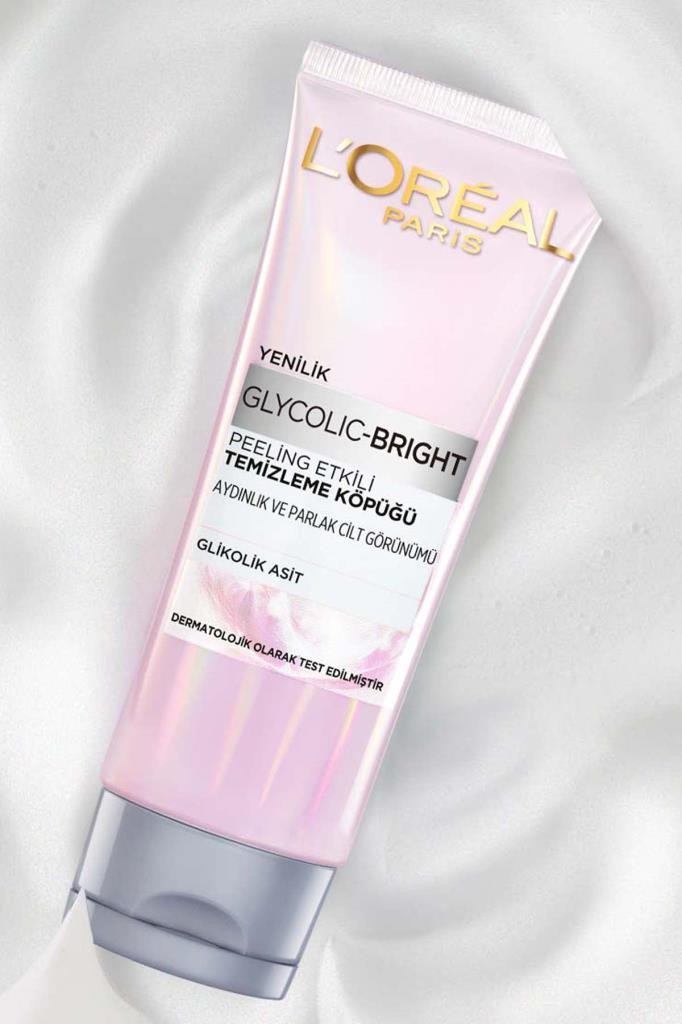 Glycolic Bright Peeling Etkili Jel Temizleme Köpüğü 100 ml