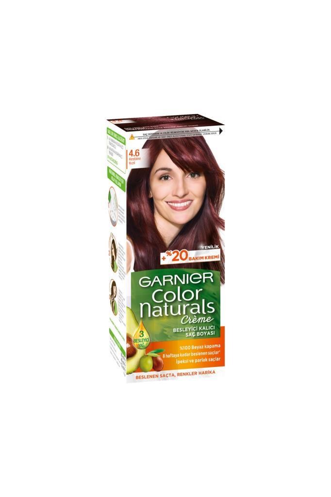 Color Naturals Saç Boyası 4.6 Kestane Kızıl