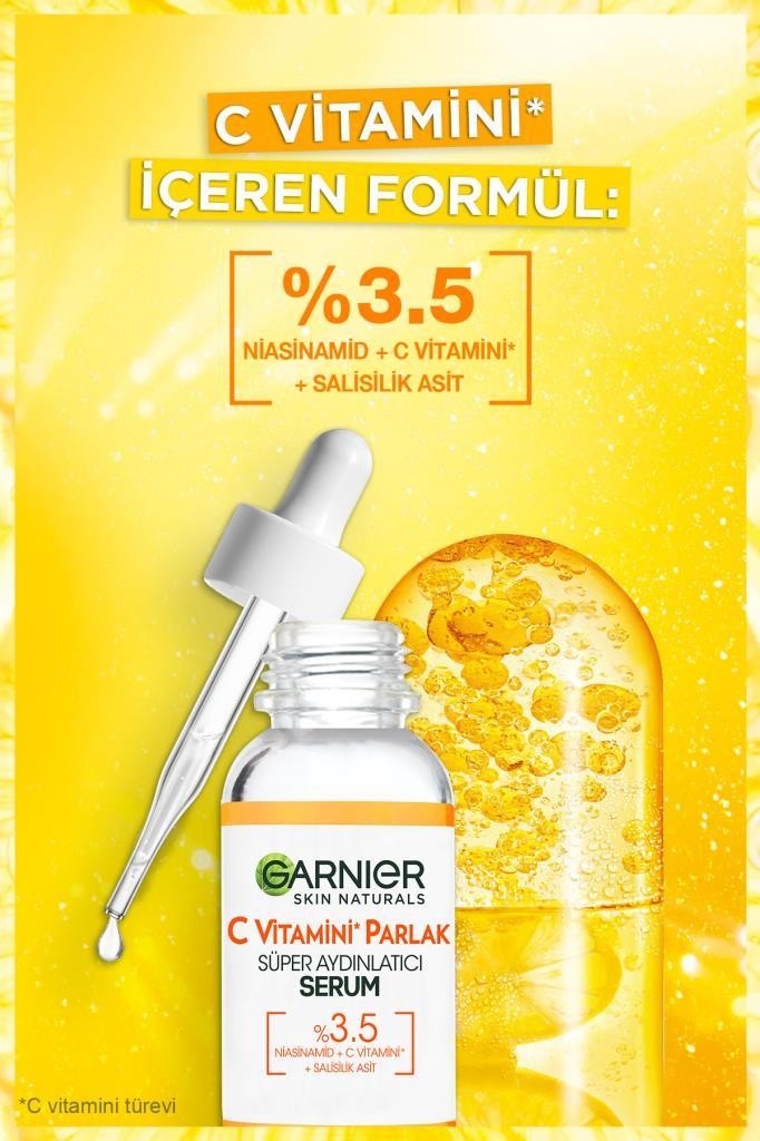 Garnier C Vitamini Parlak Süper Aydınlatıcı Serum 30ML