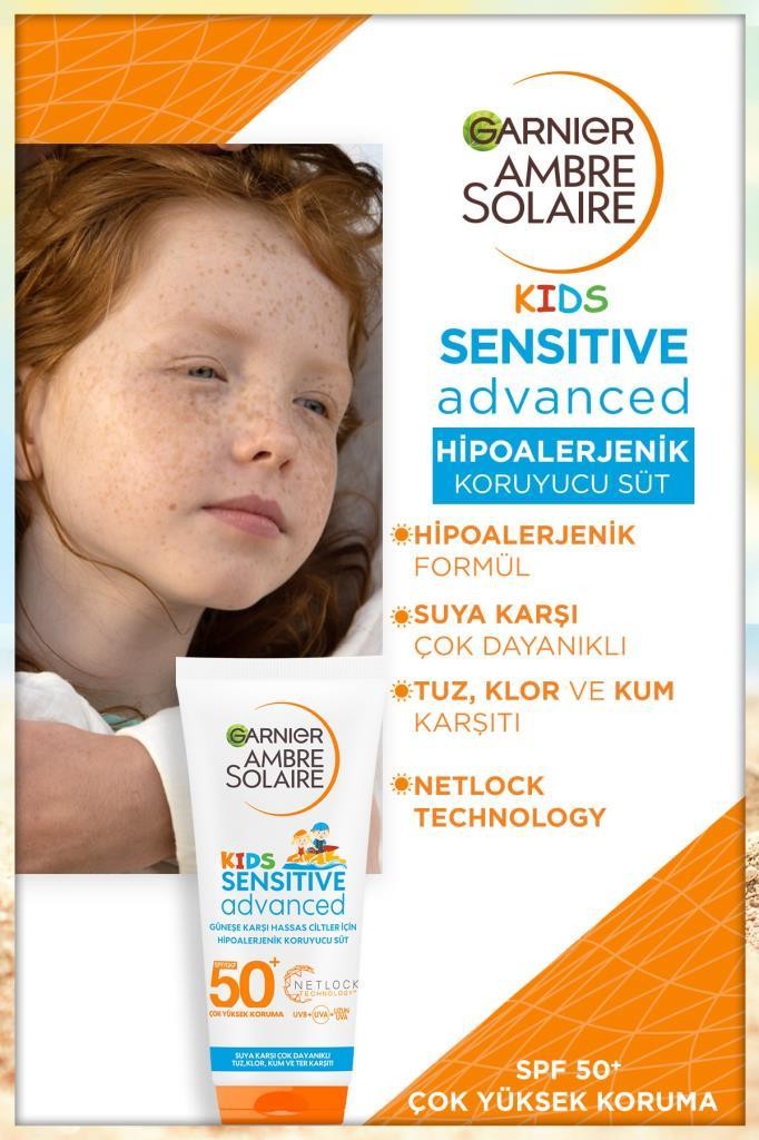 Ambre Solaire Sensitive Advanced Çocuk Krem Gkf50+ 200ml