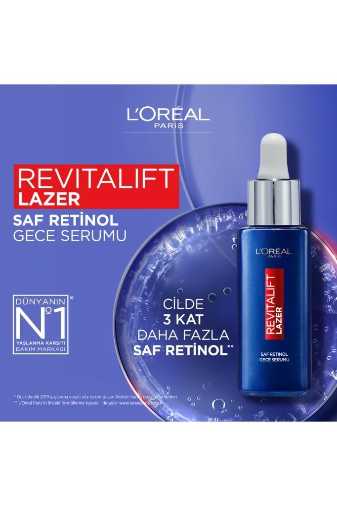 L'Oréal Paris Revitalift Lazer Saf Retinol Gece Serumu 30 ml