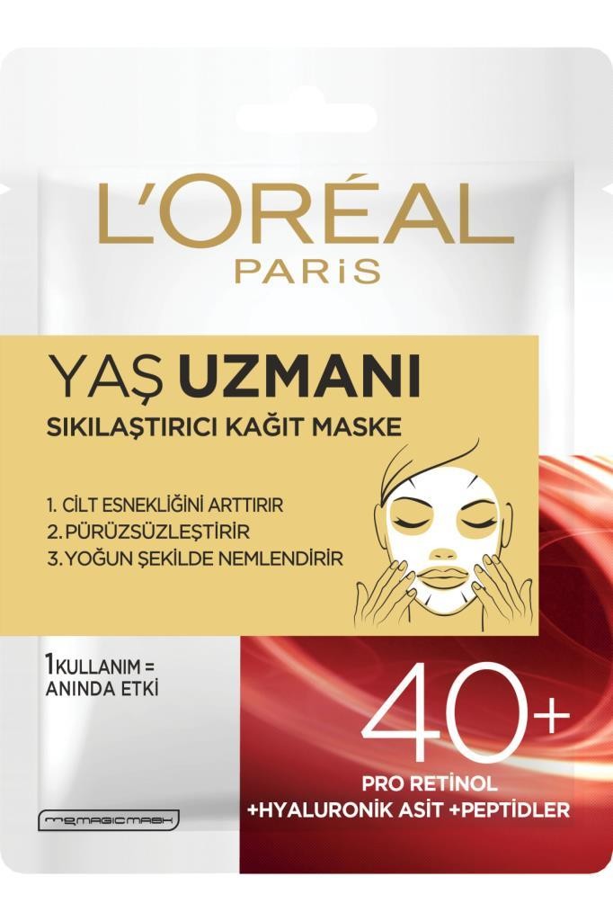 Yaş Uzmanı Sıkılaştırıcı Kağıt Maske 40+