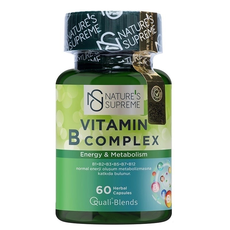 Nature's Supreme Vitamin B Complex 60 Kapsül